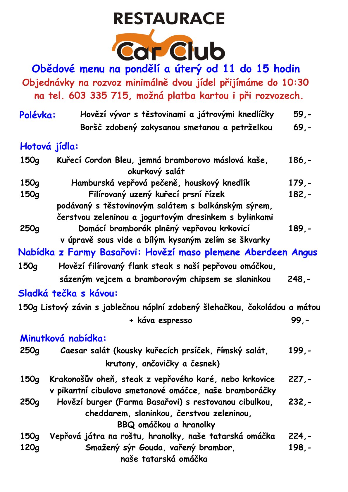 Denni menu